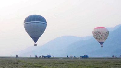 पोखरामा अन्तर्राष्ट्रिय हट एयर बेलुन फेस्टिभल सुरु